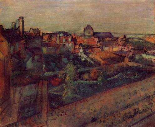 Edgar Degas - View of Saint Valery sur Somme
