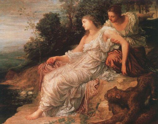 George Frederick Watts - Ariadne On The Island Of Naxos