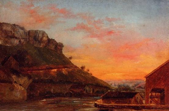 Gustave Courbet - The Valley of the Loue