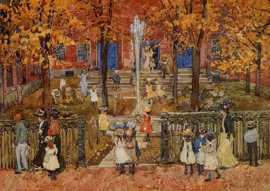 Maurice Prendergast - West Church, Boston 2