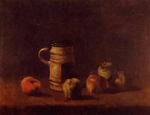 Vincent van Gogh - Still Life with Beer Mug and Fruit