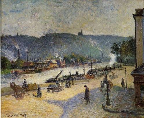 Camille Pissarro - The Quays at Rouen
