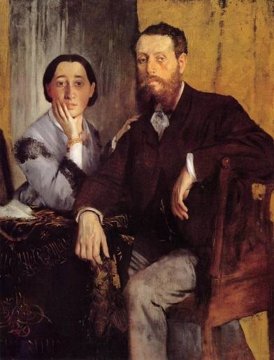 Edgar Degas - Edmondo and Therese Morbilli 2