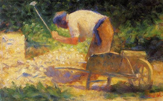 Georges Seurat - Stone Breaker and Wheelbarrow, Le Raincy