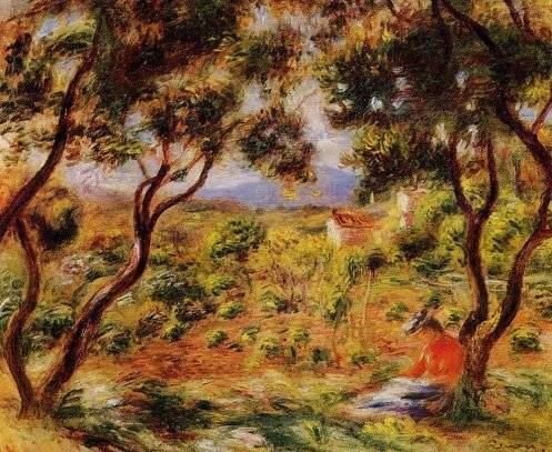Pierre-Auguste Renoir - The Vineyards of Cagnes