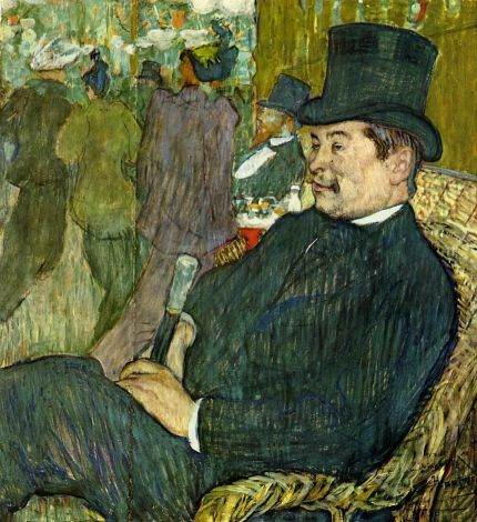 Toulouse Lautrec - Monsieur Delaporte at the Jardin de Paris