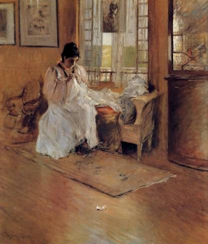 William Merritt Chase - For the Little One aka Hall at Shinnecock