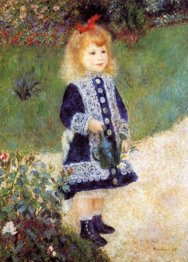 Pierre-Auguste Renoir - Girl with a Watering Can
