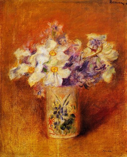 Pierre-Auguste Renoir - Flowers in a Vase 02