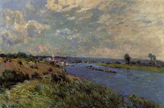 Alfred Sisley - The Seine at Saint-Cloud