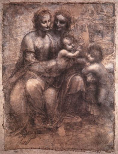 da Vinci - Madonna and Child with St Anne and the Young St John