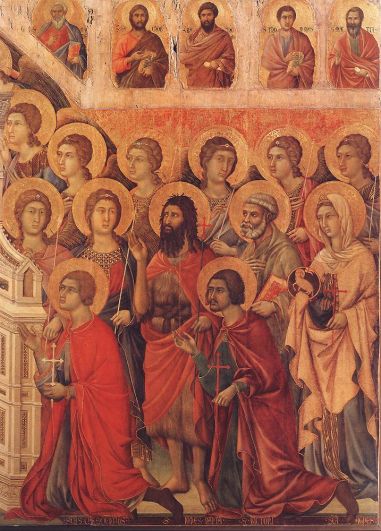Duccio di Buoninsegna - Maesta 1 (detail) 6