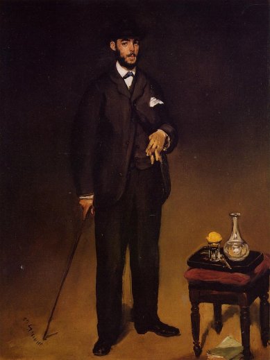 Edouard Manet - Portrait of Theodore Duret