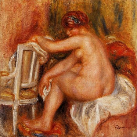 Pierre-Auguste Renoir - Seated Nude03