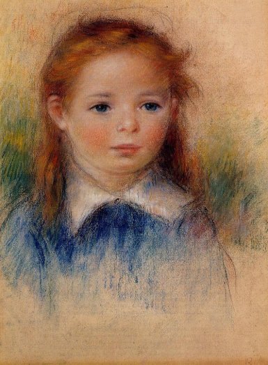 Pierre-Auguste Renoir - Portrait of a Little Girl
