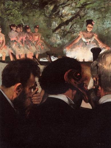 Edgar Degas - Musicians in the Orchestra