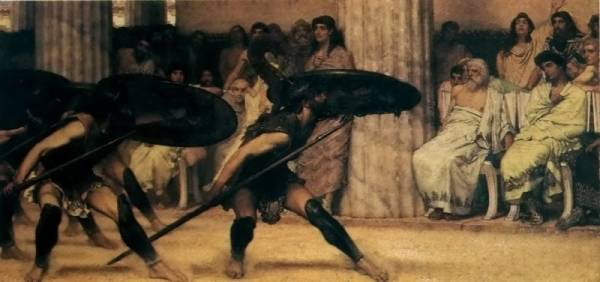 Lawrence Alma-Tadema - A Pyhhric Dance