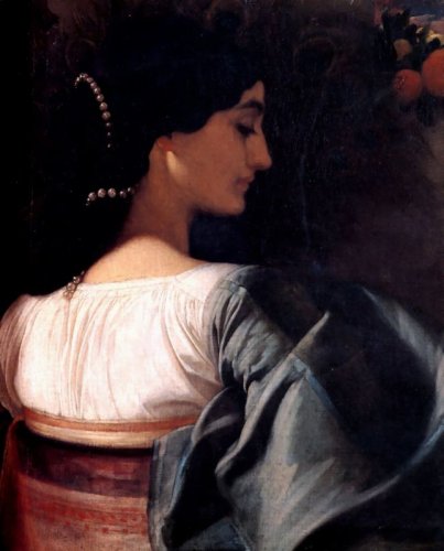 Lord Frederick Leighton - An Italian Lady