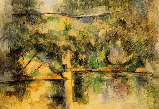 Paul Cezanne - Reflections in the Water