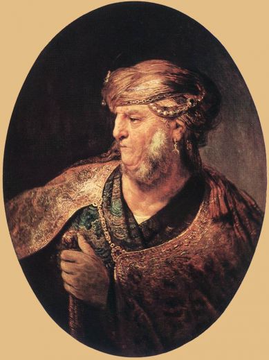 Rembrandt van Rijn - Portrait of a Man in Oriental Garment