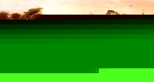 Moose with her Calf in a Landscape