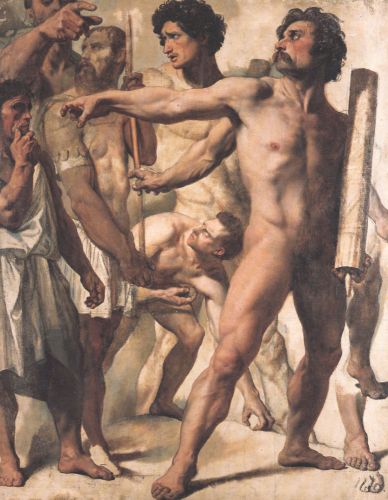 Study for The Martyrdom of St. Symphorien 1