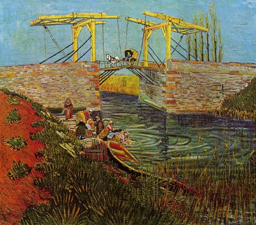 The Langlois Bridge at Arles with Women Washing 2