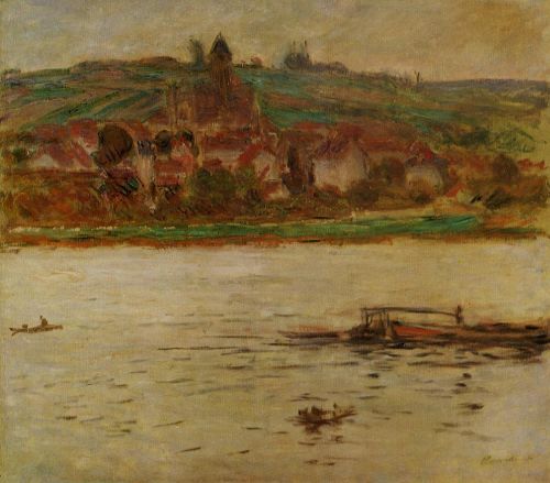 Barge on the Seine at Vertheuil