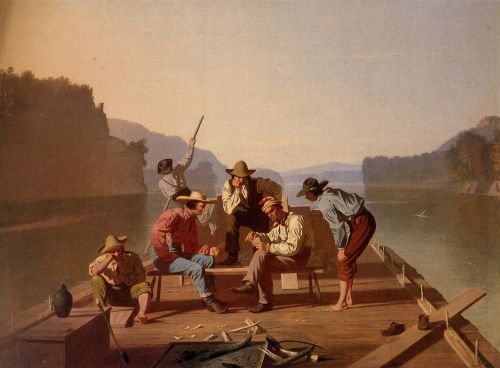 Raftsmen Playing Cards