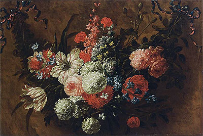 A Garland with Flowers, undated