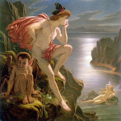 Oberon and the Mermaid, undated