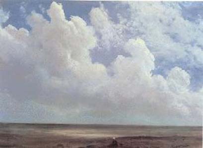 Albert Bierstadt Beach Scene Oil Painting