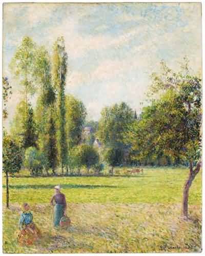 Camille Pissarro The Gleaners Oil Painting