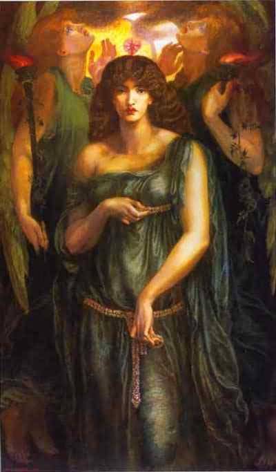Dante Gabriel Rossetti Astarte Syriaca Oil Painting