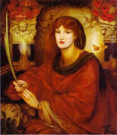 Dante Gabriel Rossetti Sibylla Palmifera Oil Painting