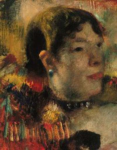 Edgar Degas Au Cafe Concert Oil Painting