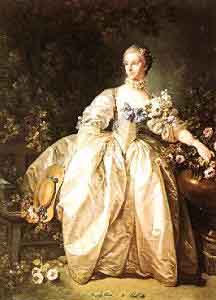 Francois Boucher Madame Bergeret Oil Painting