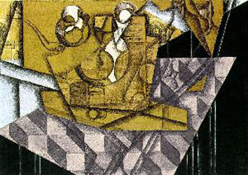 Juan Gris Teacups Oil Painting