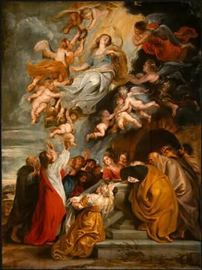 Peter Paul Rubens Virgin with Angels Oil Painting