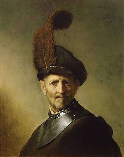 Rembrandt van Rijn Man in Oriental Costume Oil Painting