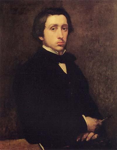 Edgar Degas Self Portrait Oil Painting