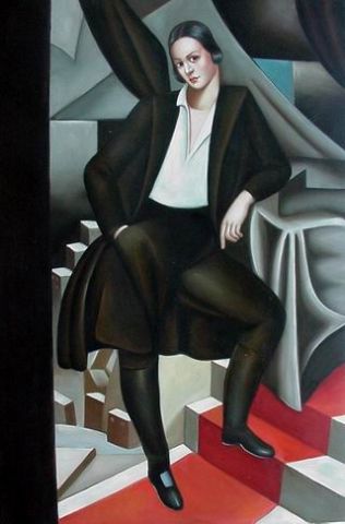 Portrait after Lempicka