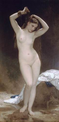 Baigneuse, Bather. 1870