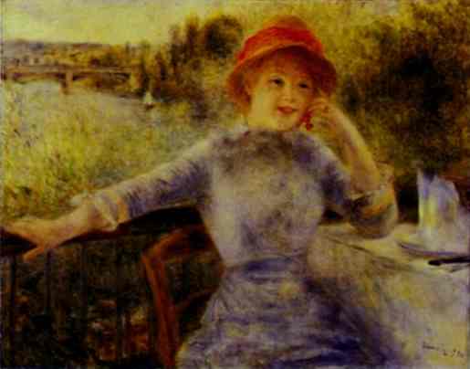 Portrait of Alphonsine Fournaise. 1879.