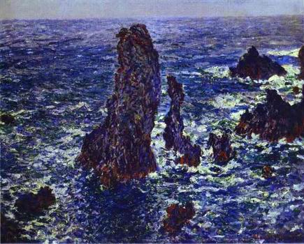 Cliffs at Belle Ile. 1886