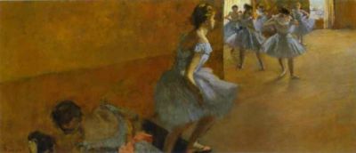 Dancers Climbing a Stair