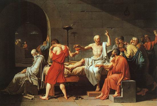 The Death of Socrates, 1787