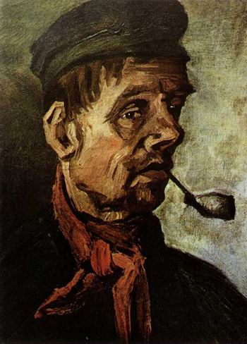 Head of a Peasant with a Pipe,Nuenen: January, 1885