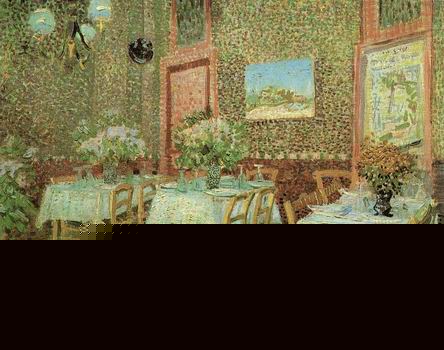 Interior of a Restaurant,Paris: June July, 1887