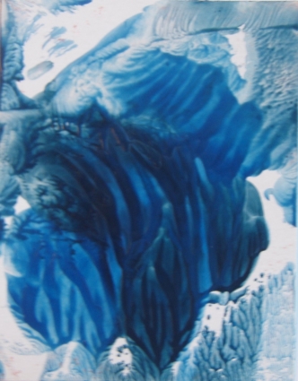 Blue Underwater Abstract V